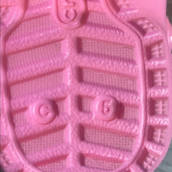 Crocs Kids' Classic Printed Lined Holiday Sweater Clogs Little Girls Size 5 - Picture 7 of 7